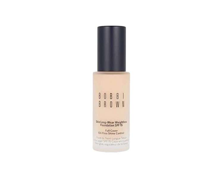 Bobbi Brown Skin Long-Wear Weightless Foundation SPF15 Foundations No.3 Beige