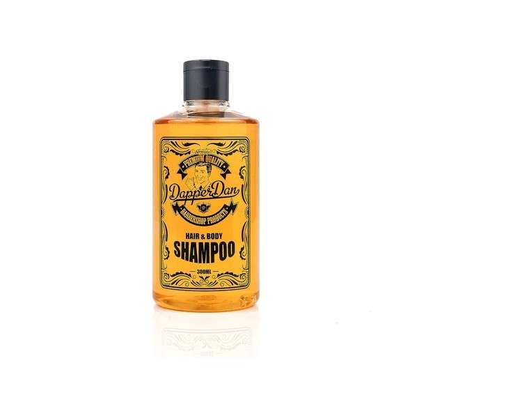 Dapper Dan Hair and Body Shampoo Men's Daily Strengthening Shampoo with Vitamin B5 300ml