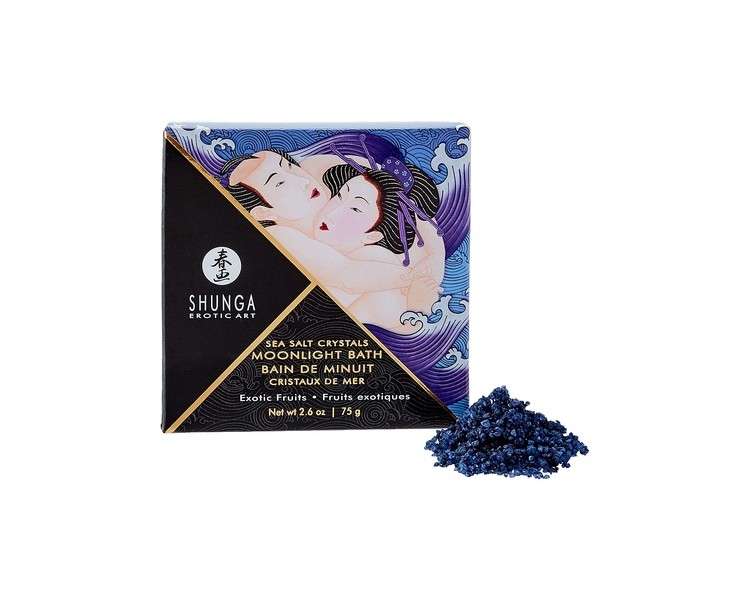 Shunga Exotic Fruits Moonlight Bath Sea Salt Crystal Purple