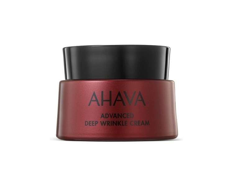 Ahava Advanced Deep Wrinkle Cream Anti-Aging Moisturizer for Smooth Youthful Skin 50ml