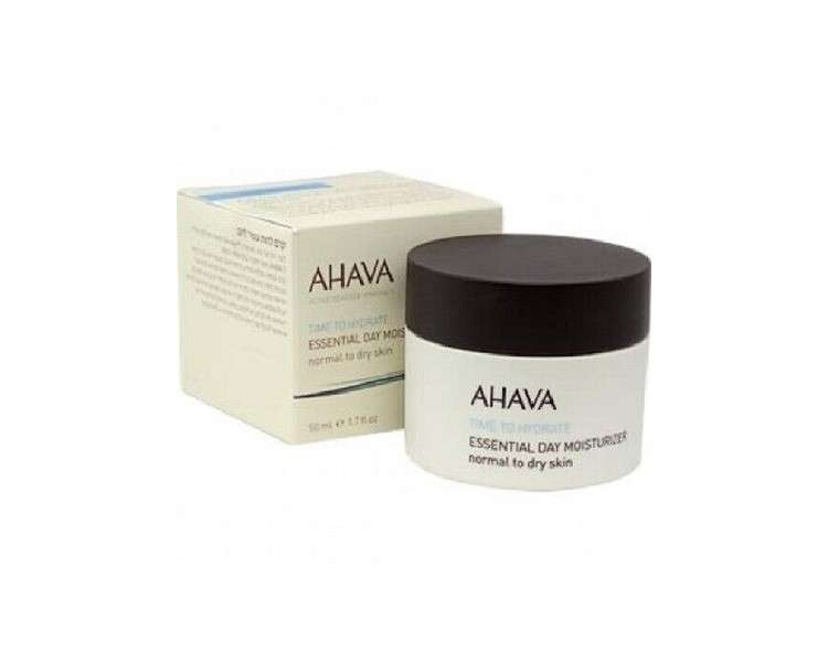 Ahava Essential Day Moisturizer for Normal to Dry Skin 1.7oz/50ml