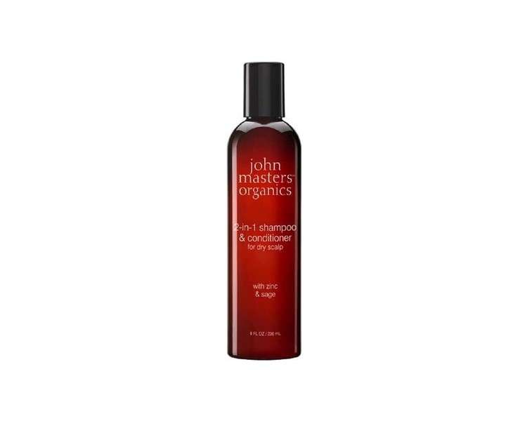 John Masters Organics Zinc Sage Shampoo with Conditioner 8 Ounce