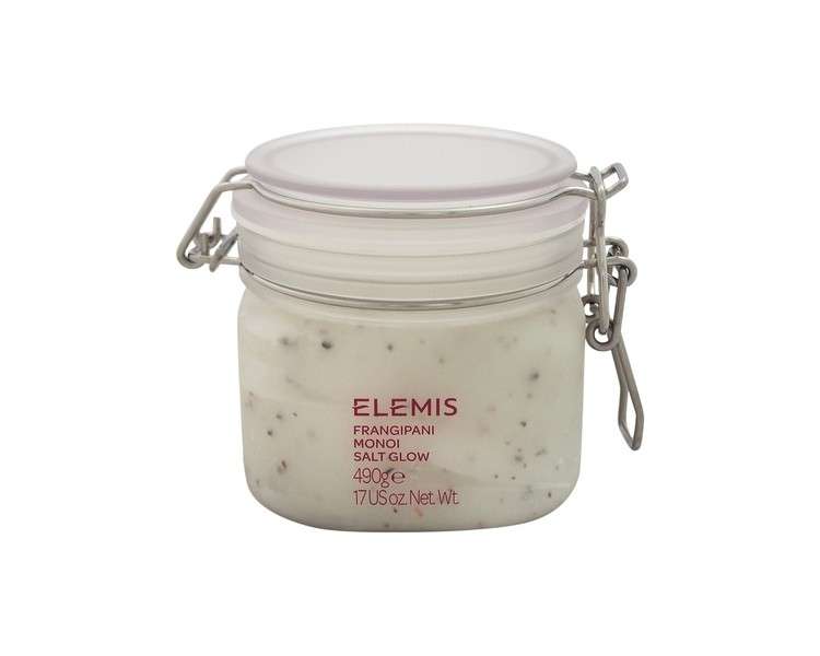 ELEMIS Frangipani Monoi Salt Glow Skin Softening Salt Body Scrub 490g