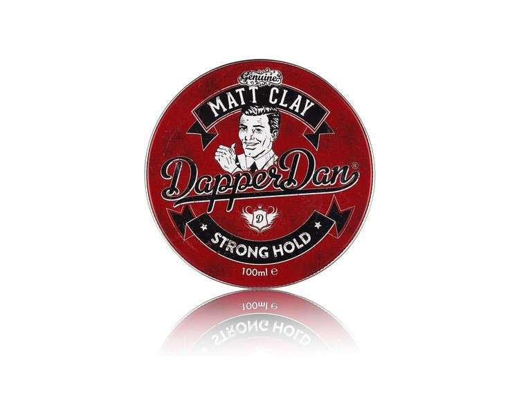 Dapper Dan Matt Clay Mens Hair Styling Product 100ml