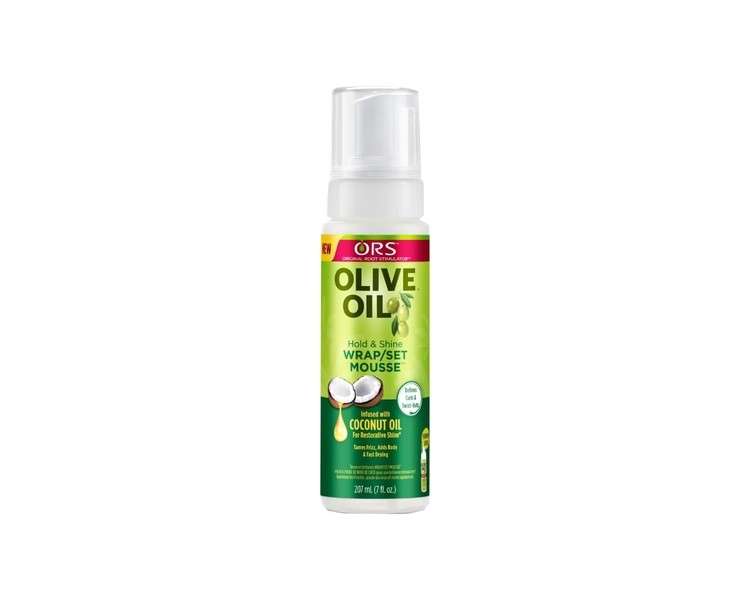 Organic Root Stimulator Olive Oil Set Mousse 207ml