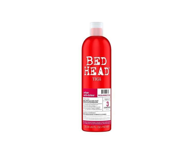 Bed Head by TIGI Urban Antidotes Resurrection Conditioner Ideal for Damaged Hair 750ml