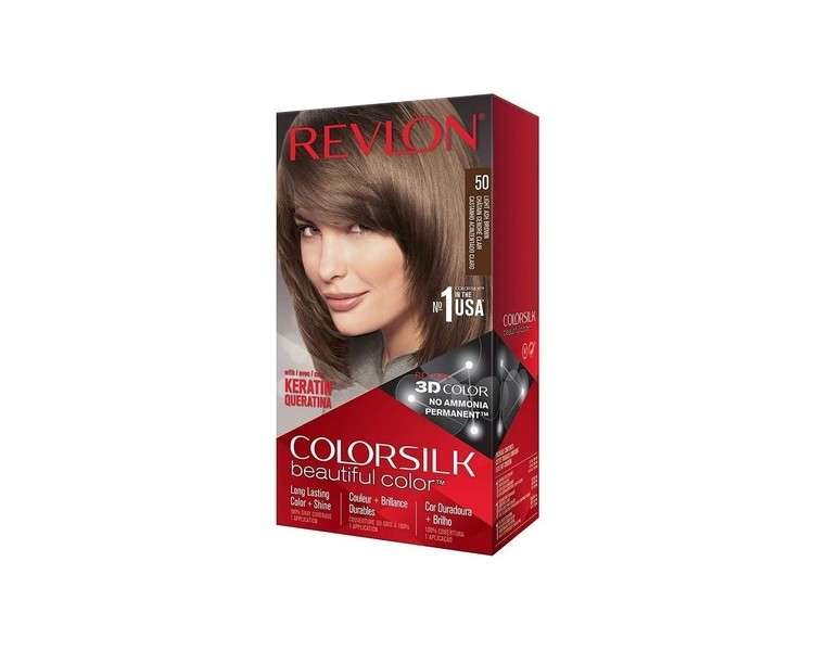 Revlon Colorsilk Natural Hair Color 5a Light Ash Brown