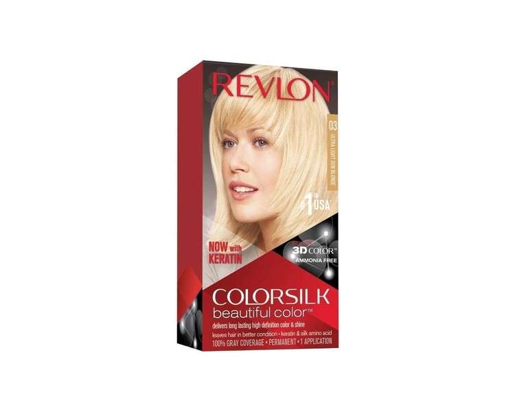 COLORSILK Blonde Ultra Light Bright Dye No. 03 Box 1 Unit