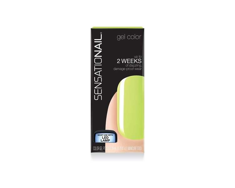 Sensationail 7.39ml Original Nail Polish Gel Kiwi Green