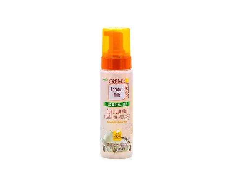 Creme of Nature Coconut Milk Natural Hair Curl Quench Foaming Mousse 207ml