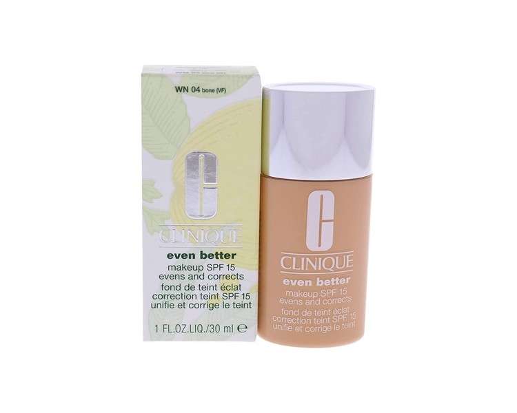 Clinique Even Better Makeup SPF 15 WN 04 Bone Women Foundation 1 Fl Oz