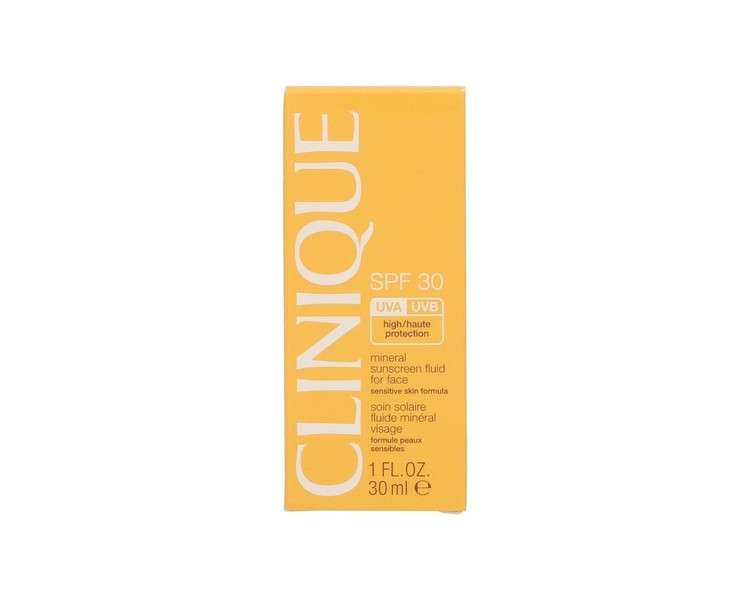 Clinique SPF 30 Mineral Sunscreen Fluid for Face