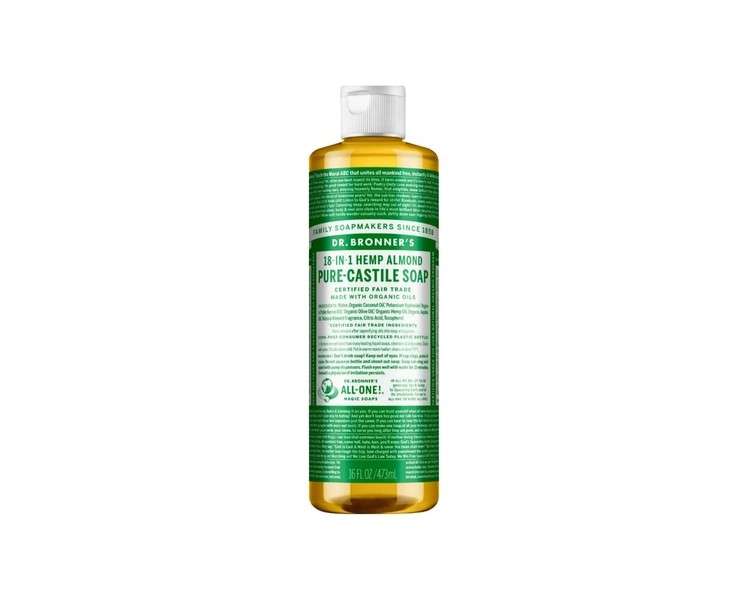 Dr. Bronner's Liquid Castile Soap with Almond Oil 16 oz