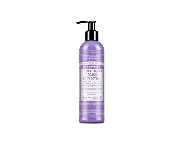 Dr Bronner's Lavender & Coconut Organic Hand and Body Lotion 236ml