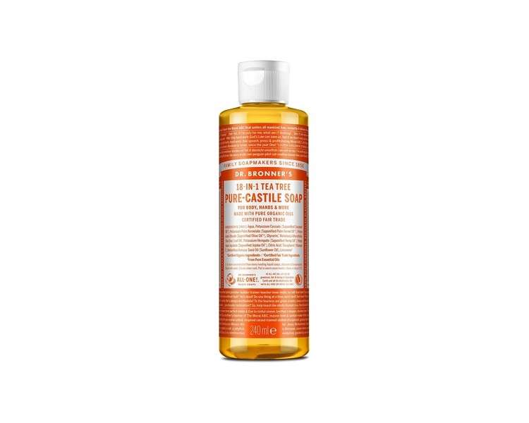 Dr. Bronner's Tea Tree Liquid Soap 240ml