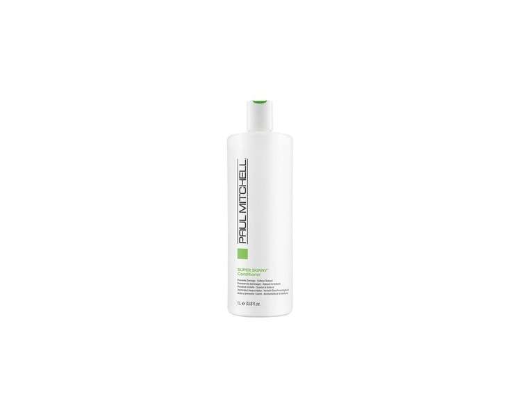 Paul Mitchell Super Skinny Conditioner Prevents Damage and Softens Texture for Frizzy Hair 33.8 Fl Oz