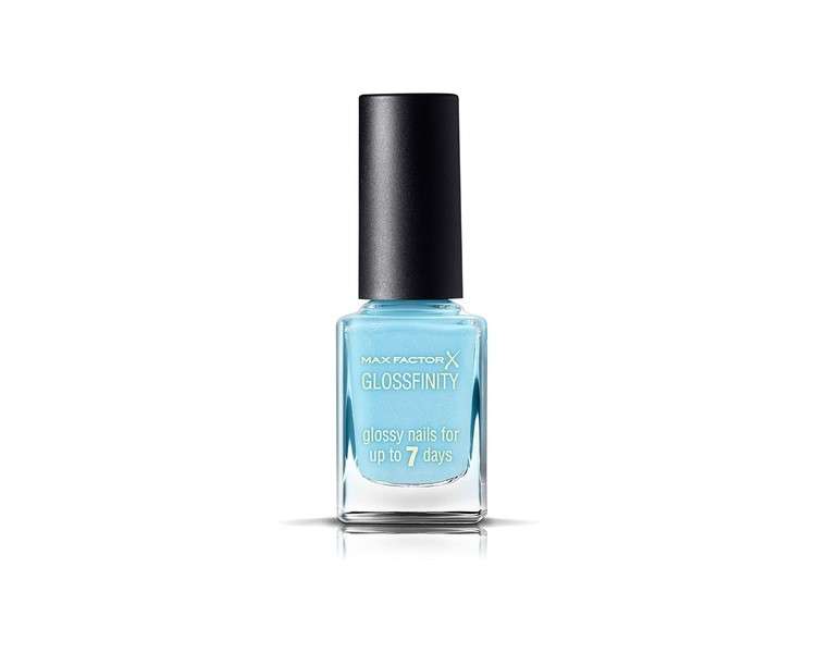 Max Factor Glossfinity Nail Polish 27 Celestial Blue 11ml