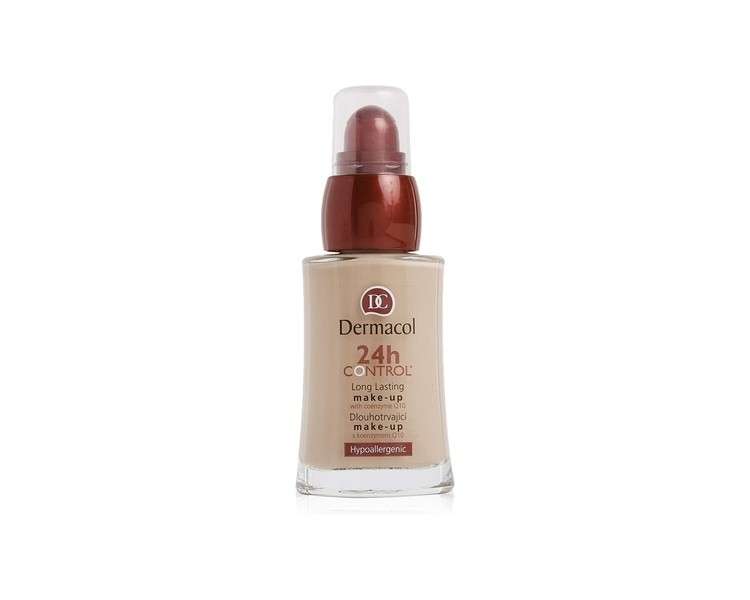 Dermacol 24H Control Liquid Foundation with Coenzyme Q10 for Dry and Oily Skin 30ml Pale