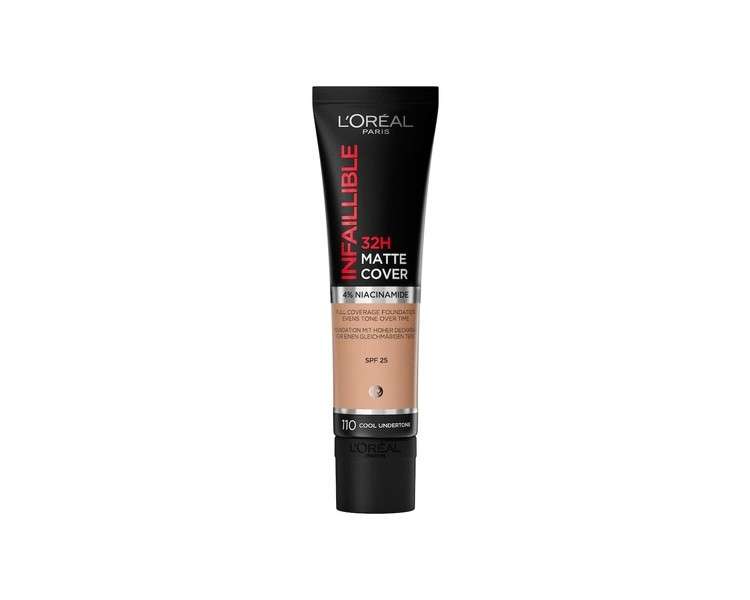 Infallible 24H Matte Cover Foundation 110 Rose Vanilla