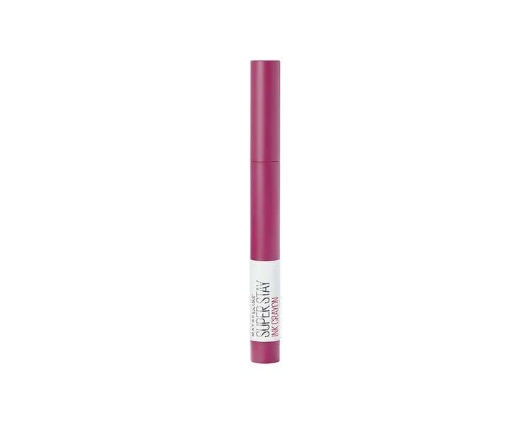 Maybelline New York Super Stay Ink Crayon Matte and Long Lasting Lipstick 1.5g No.35 Treat Yourself