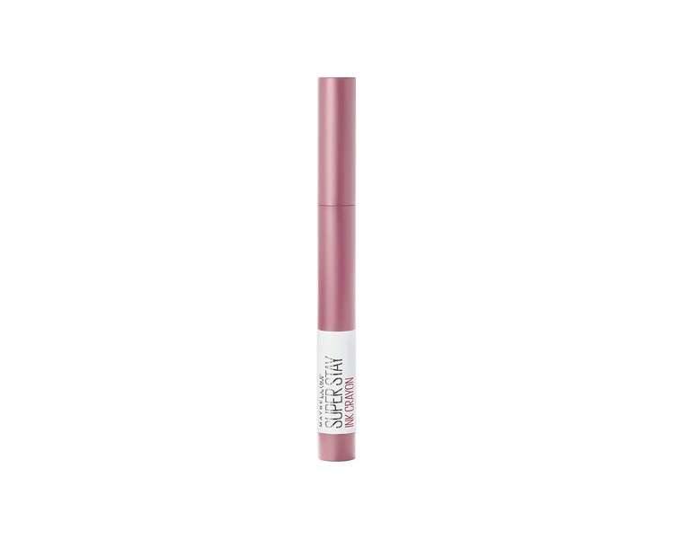 Maybelline Superstay Matte Ink Crayon Longlasting Pink Lipstick with Precision Applicator 30 Seek Adventure 1 Count