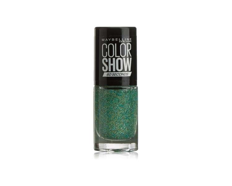 Maybelline New York Colorshow 60 Seconds Blue Nail Polish 334 Teal Reveal