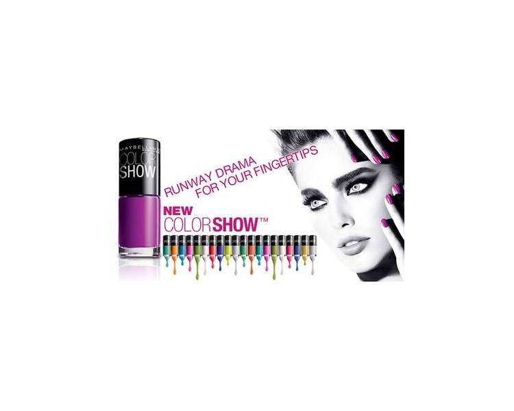 Maybelline Color Show High Gloss Nail Polish - Quick Dry in Bright Colors