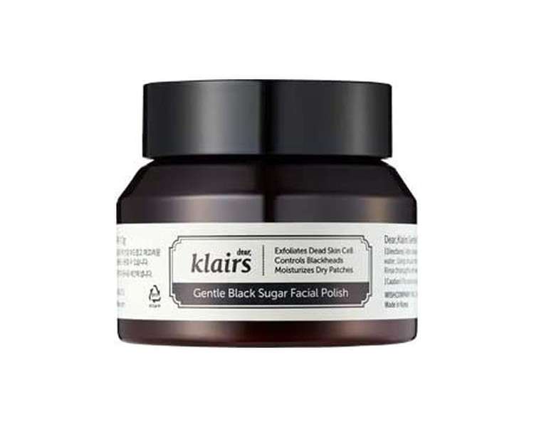 KLAIRS Gentle Black Sugar Facial Polish 110g K-Beauty