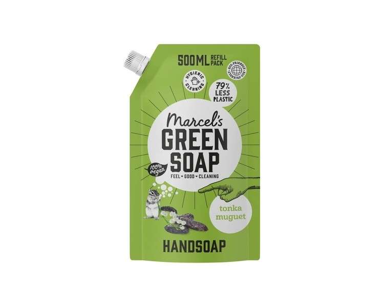 Marcel's Green Soap Hand Soap Refill Tonka & Muguet 500ml