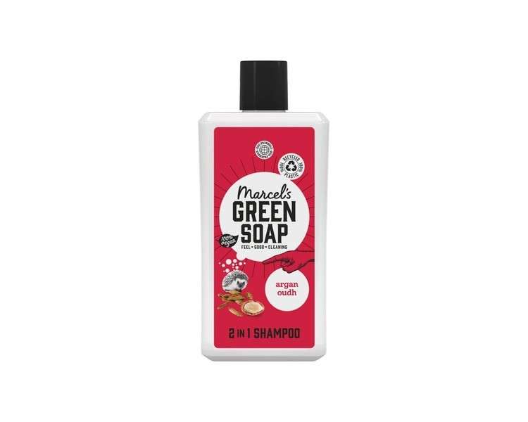 Marcel's Green Soap 2in1 Shampoo Argan & Oudh with Aloë Vera and Natural Glycerine 500ml