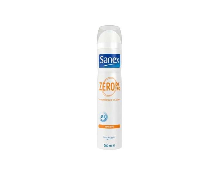 Sanex Deodorant Spray Zero Sensitive Skin 200ml