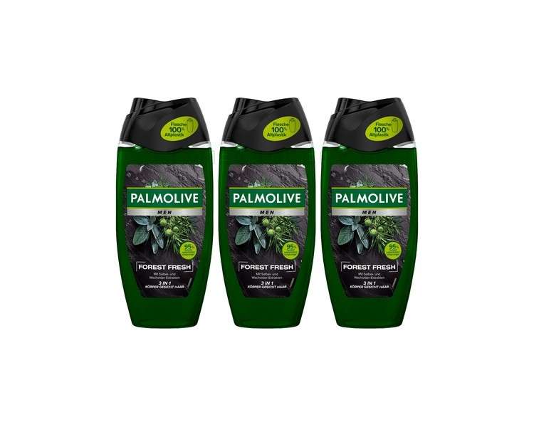 Palmolive Men's Forest Fresh 3in1 Shampoo Shower Gel Sage & Juniper 500ml
