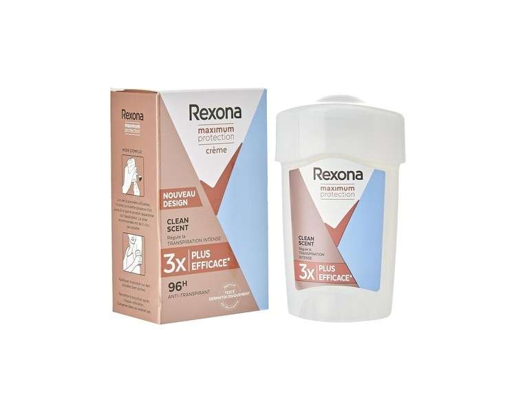 Rexona Women's Maximum Protection Sensitive Cream Deodorant 45ml