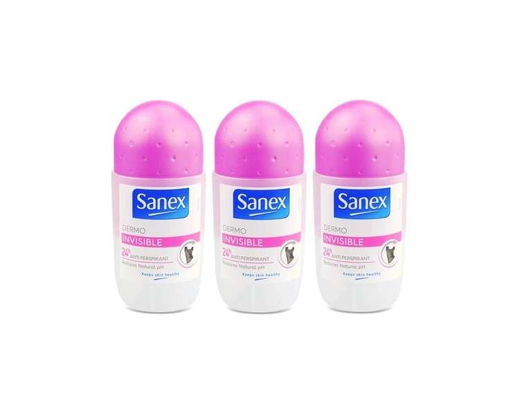 Sanex Invisible Roll On Deodorant 50ml