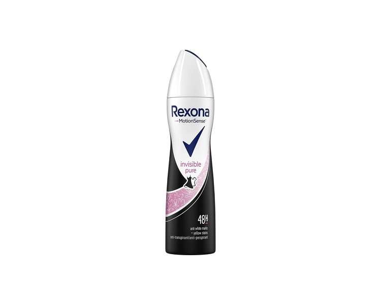 Rexona Women MotionSense Invisible Pure 48h Antiperspirant Spray 5.0 Oz 150ml