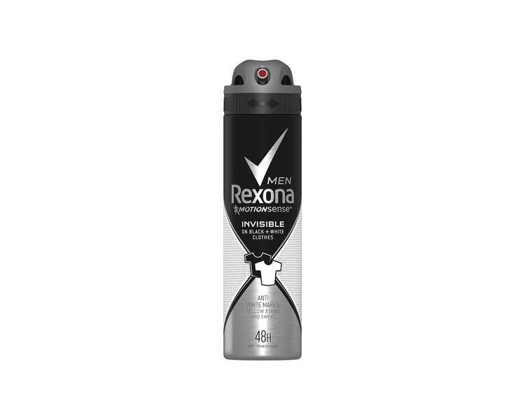 Rexona Men Invisible Black and White Anti-Perspirant Deodorant Spray 150ml