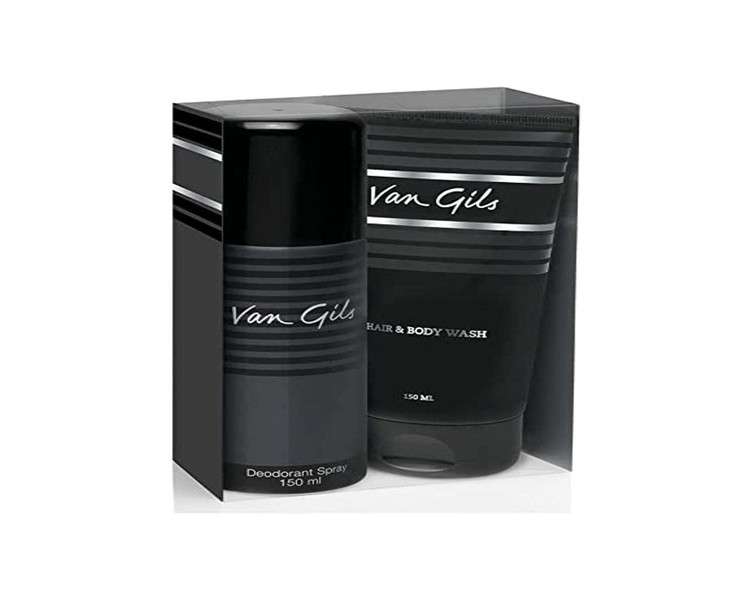 Van Gils Strictly for Men Deodorant Spray 150ml and Shower Gel 150ml - Gift Set