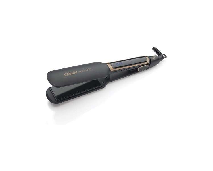 ARZUM AR5035 Hot Hair Straightener Black Gold Hair Shaper 100°C-230°C LED