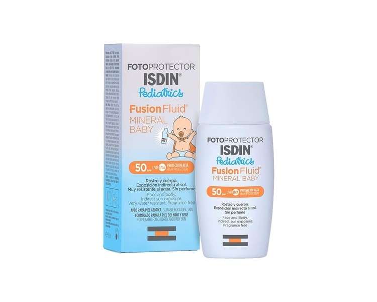 ISDIN Fotoprotector Fusion Fluid Mineral Baby SPF50 50ml