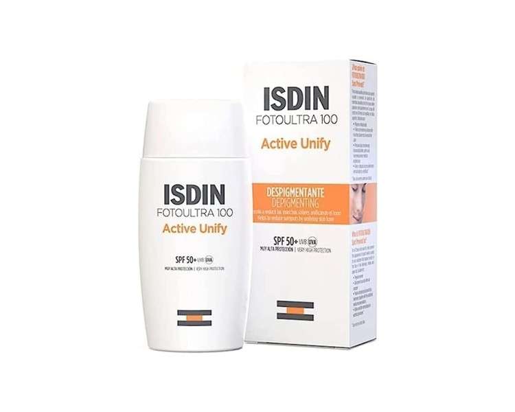 FotoUltra 100 ISDIN Active Unify SPF 50+ Facial Sunscreen 50ml