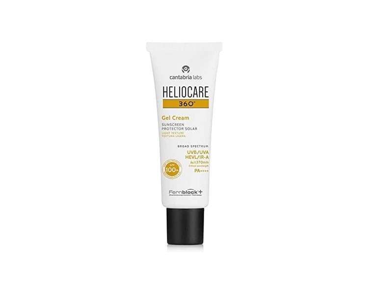 Heliocare 360º SPF100+ Gel Cream 50ml Solar Body Protection Multicolor Unisex-Adult