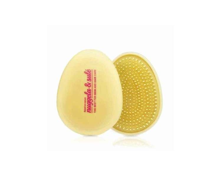 Nuggela & Sulé Tangle Tamer Brush - The Knot Tamer - Hair Detangling Brush Yellow Lemon