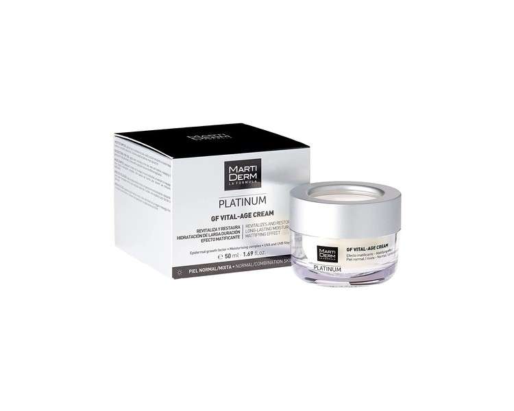 Martiderm Vital Age Platinum Cream for Normal to Combination Skin 0.17oz 5ml Travel Size