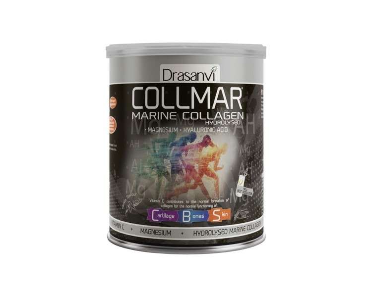 Drasanvi Collmar Hydrolyzed Marine Collagen with Magnesium Powder 300g Vanilla Flavor