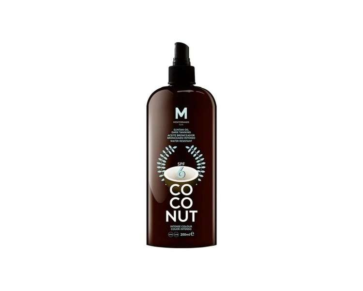 COCONUT Dark Tanning Suntan Oil SPF6 100ml