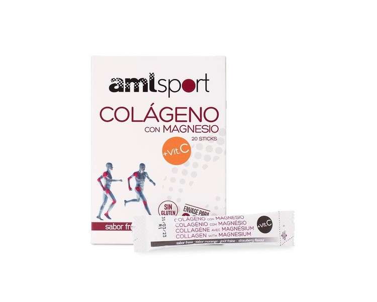 Amlsport Collagen with Magnesium and Vitamin C 20 Sticks