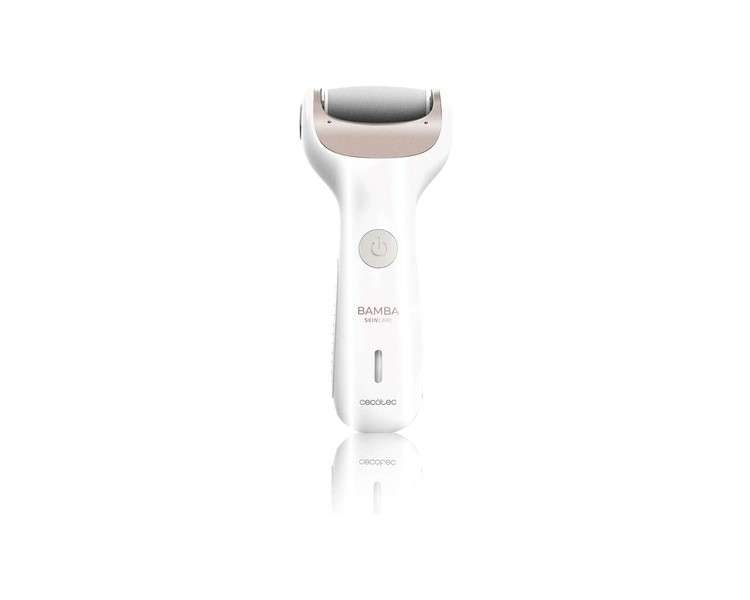 Cecotec Bamba Skincare Silky Electric Foot File with Rechargeable Battery 2 Modes Includes 2 Different Rollers Ergonomic Design