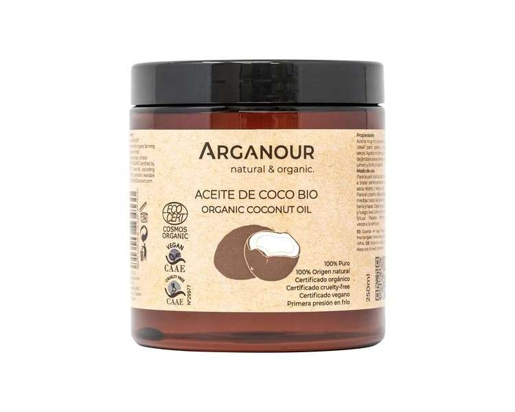 Arganour Coconut Oil 100% Pure Body Treatment 250ml