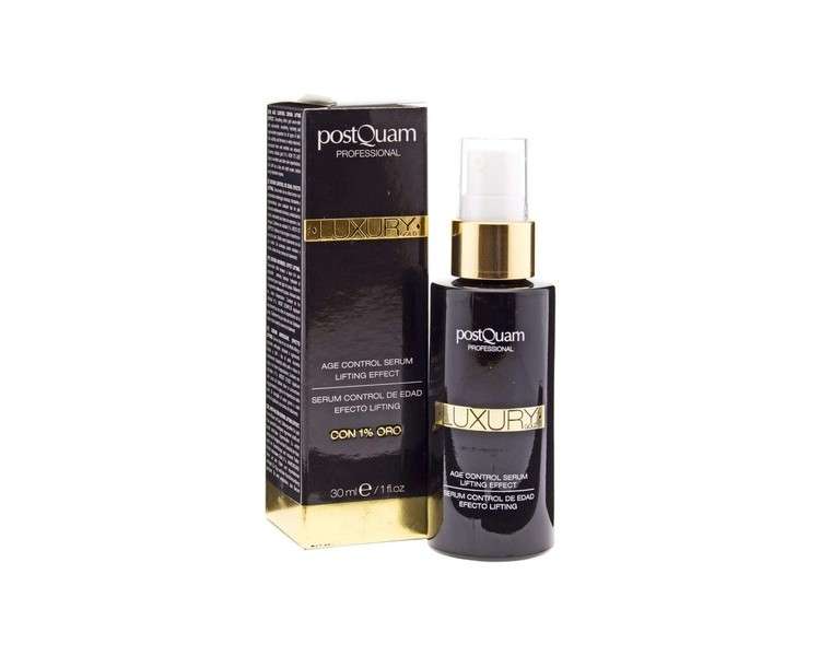 Postquam Luxury Gold Hyaluronic Acid Serum for All Skin Types 30ml - Anti-Aging Gold Serum