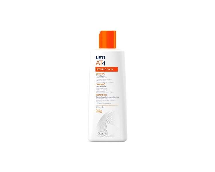 LETI AT4 Shampoo - Extra Mild Shampoo for Dry or Neurodermatitis-Prone Scalp 250ml